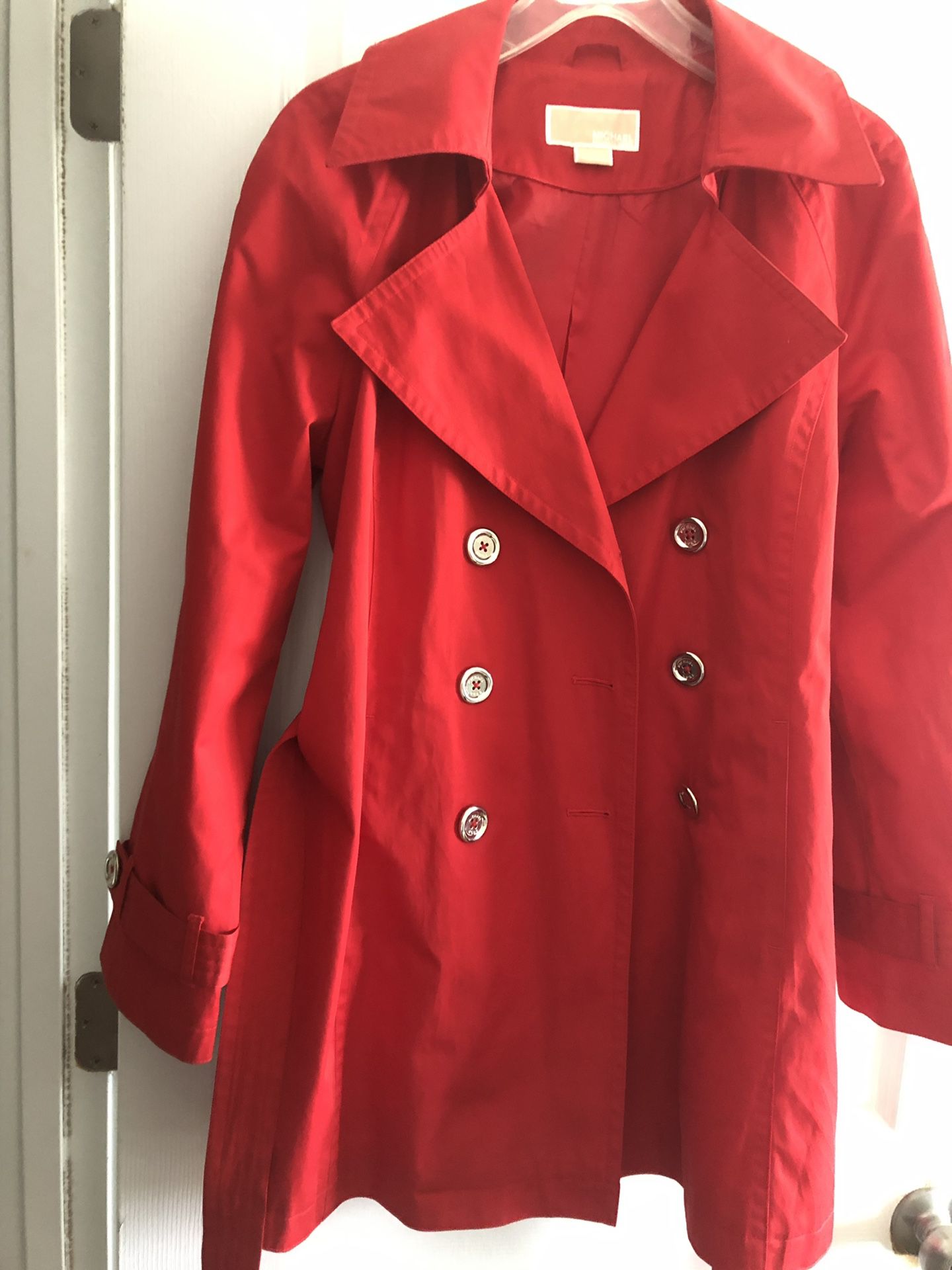 Michael Kors Red Trench