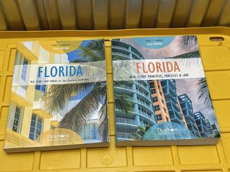 Florida Real Estate Exam Books Lot 2 NEW Dearborn 42nd Ed Principles Law