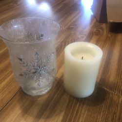 Glass Candle  Holder