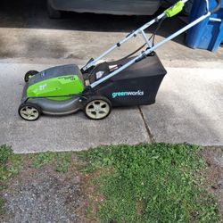 Green Works Electric Lawn Mower Corded 