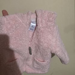 Fleece Sherpa Sweater 6 Month Girl 