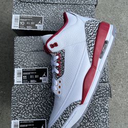 Jordan 3 Cardinal
