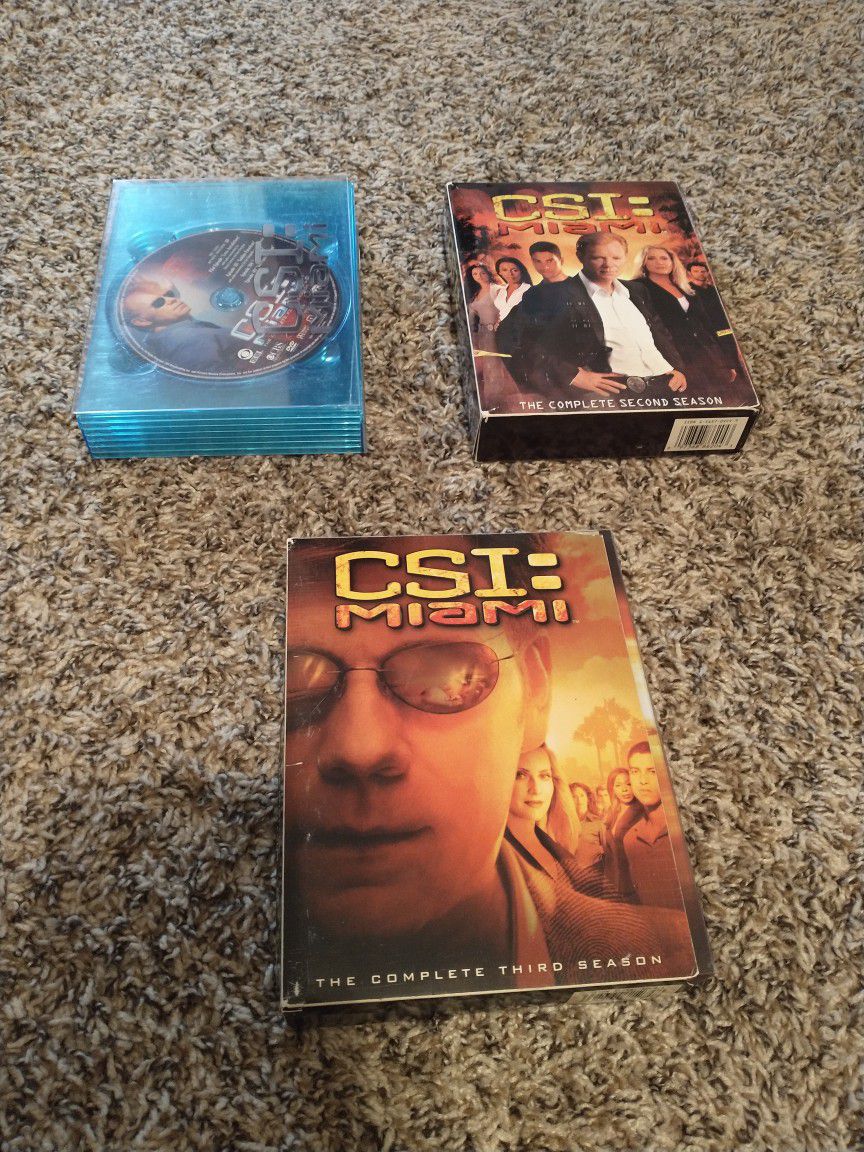CSI: Miami Seasons 1-3 DVD Sets