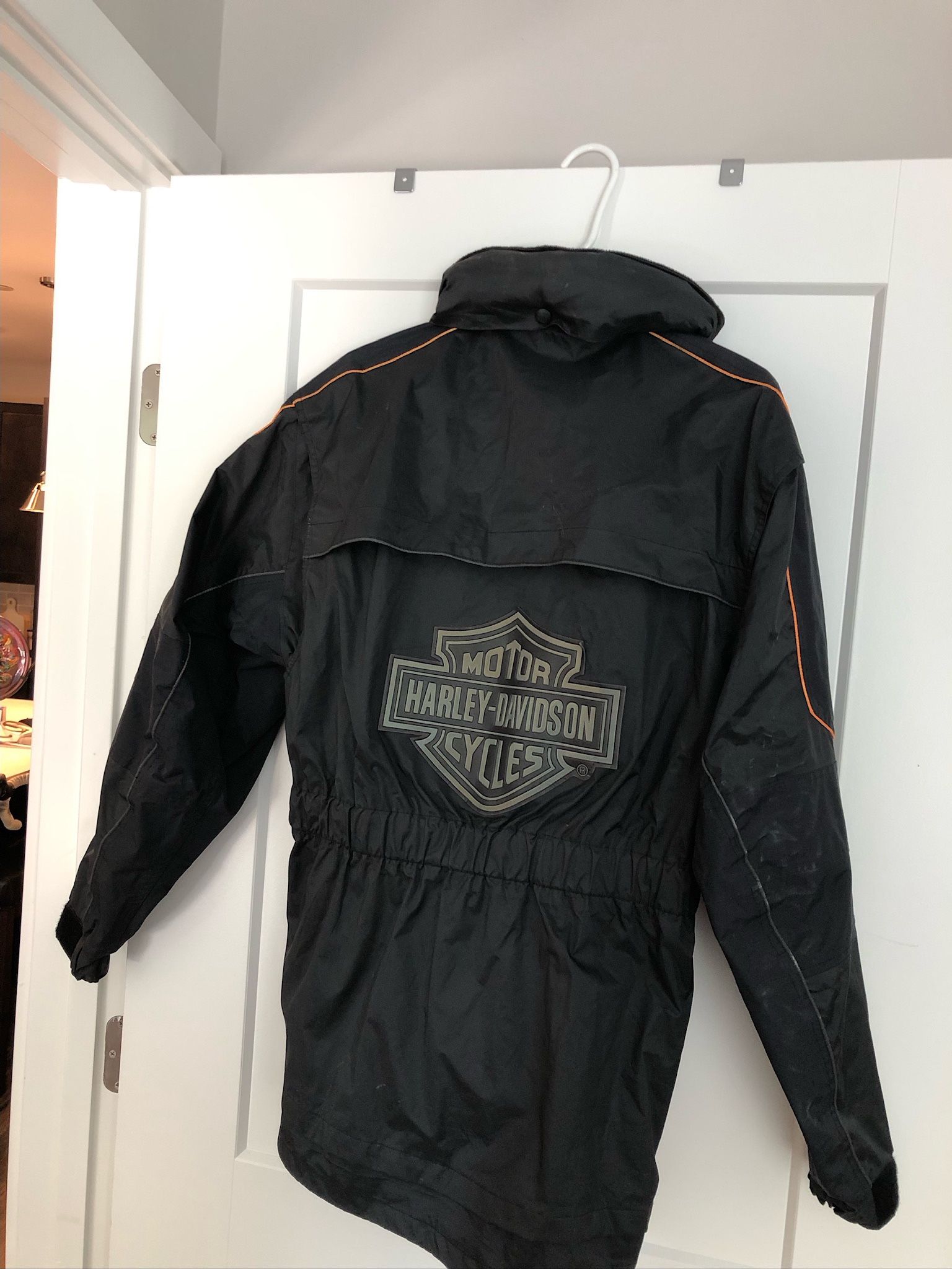 Harley Davidson Large rain jacket, all weather long jacket