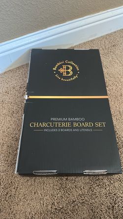 Bambüsi Premium Bamboo Charcuterie Board Set