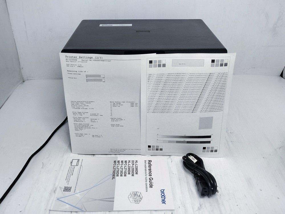 Brother HL-L2390DW Wireless Monochrome Laser Printer Page Count 1529