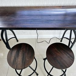 Bar Table With Stools