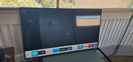50-inch Samsung 4K UHD Smart TV (2018 model).