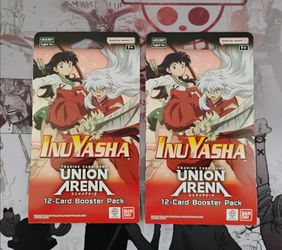 Union Arena Inuyasha 12-Card Booster Pack x2