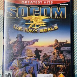 SOCOM: U.S. Navy Seals Greatest Hits PlayStation 2 PS2 Game With Manual
