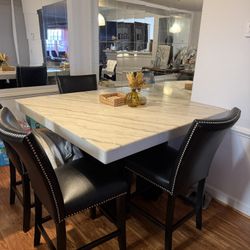 Artemis Marble Counter-Height Table