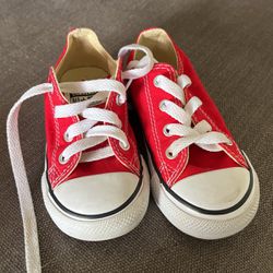 Toddler red Converse 