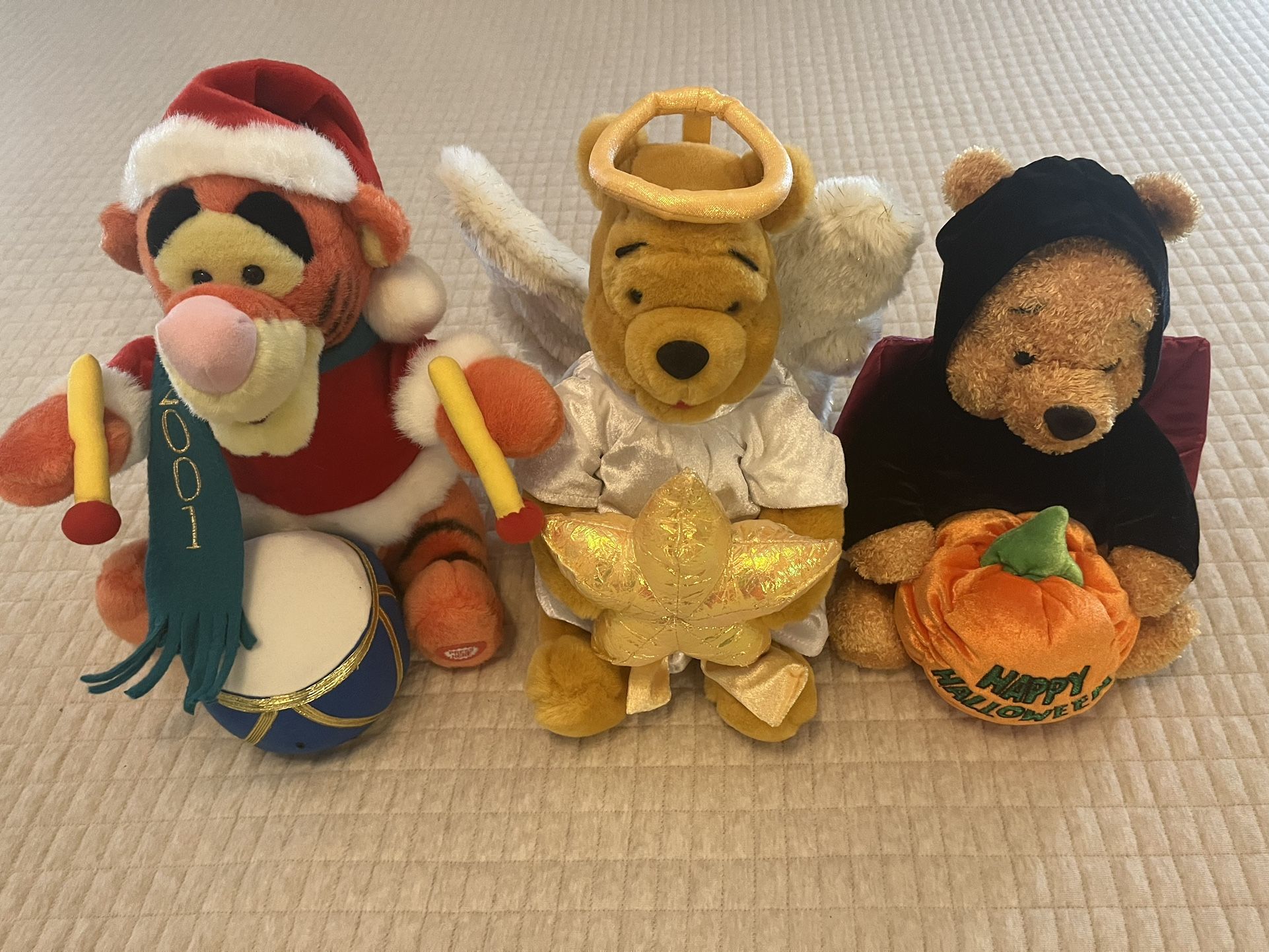 Winnie The Pooh Holiday Stuff Animals