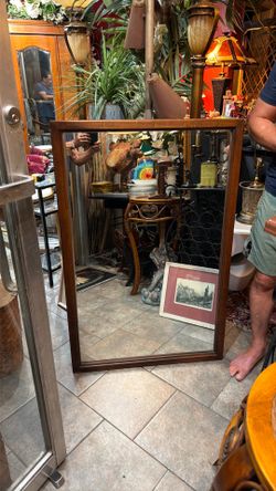 Mid century mirror 47 by 31