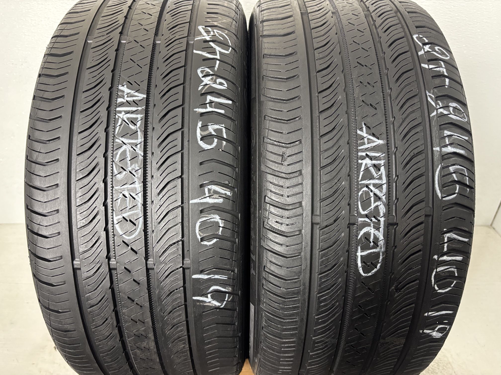 2 Tires 245 40 19 Continental Pro contact Tx No Repairs