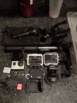 Gopro Hero 3 Action Digital Camera With Tons Of Accessories Bundle Lot