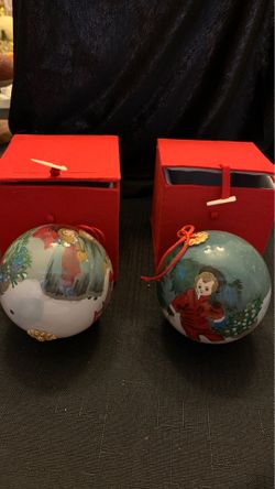 Glass ornament balls vintage
