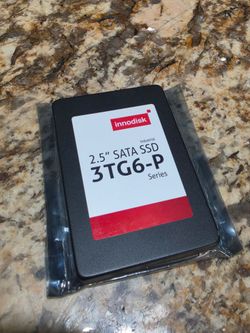 4TB
SSD 2.5"
MODEL 3TG6-P
Innodisk 4TB 2.5"
Zero hours