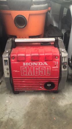 Honda generator EM650