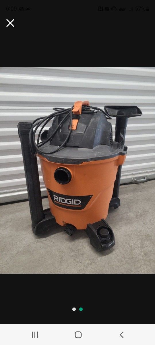 Shop Vacume/ Wet N Dry_ Ridgid 80$ Or Best Offer