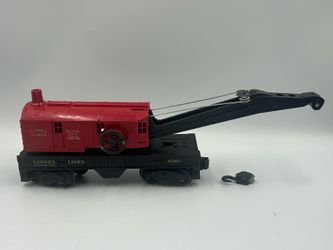 Vintage Lionel 6560 Lionel Lines Bucyrus Erie Crane Car Red Cab O Gauge
