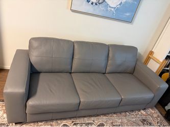 Leather couch