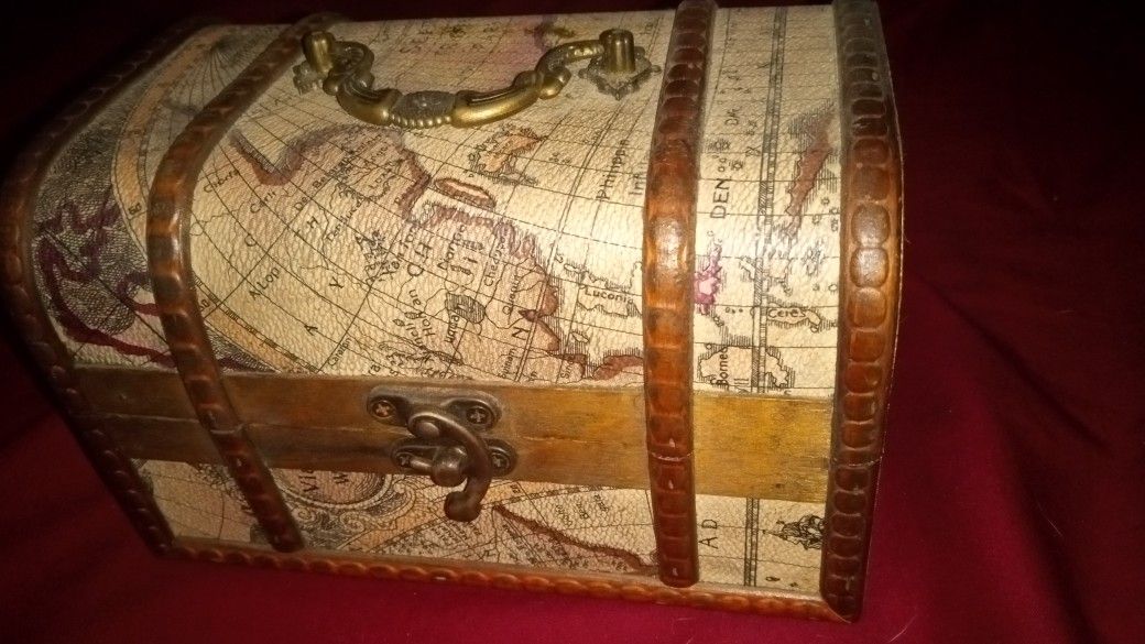 Vintage Latin Map Box