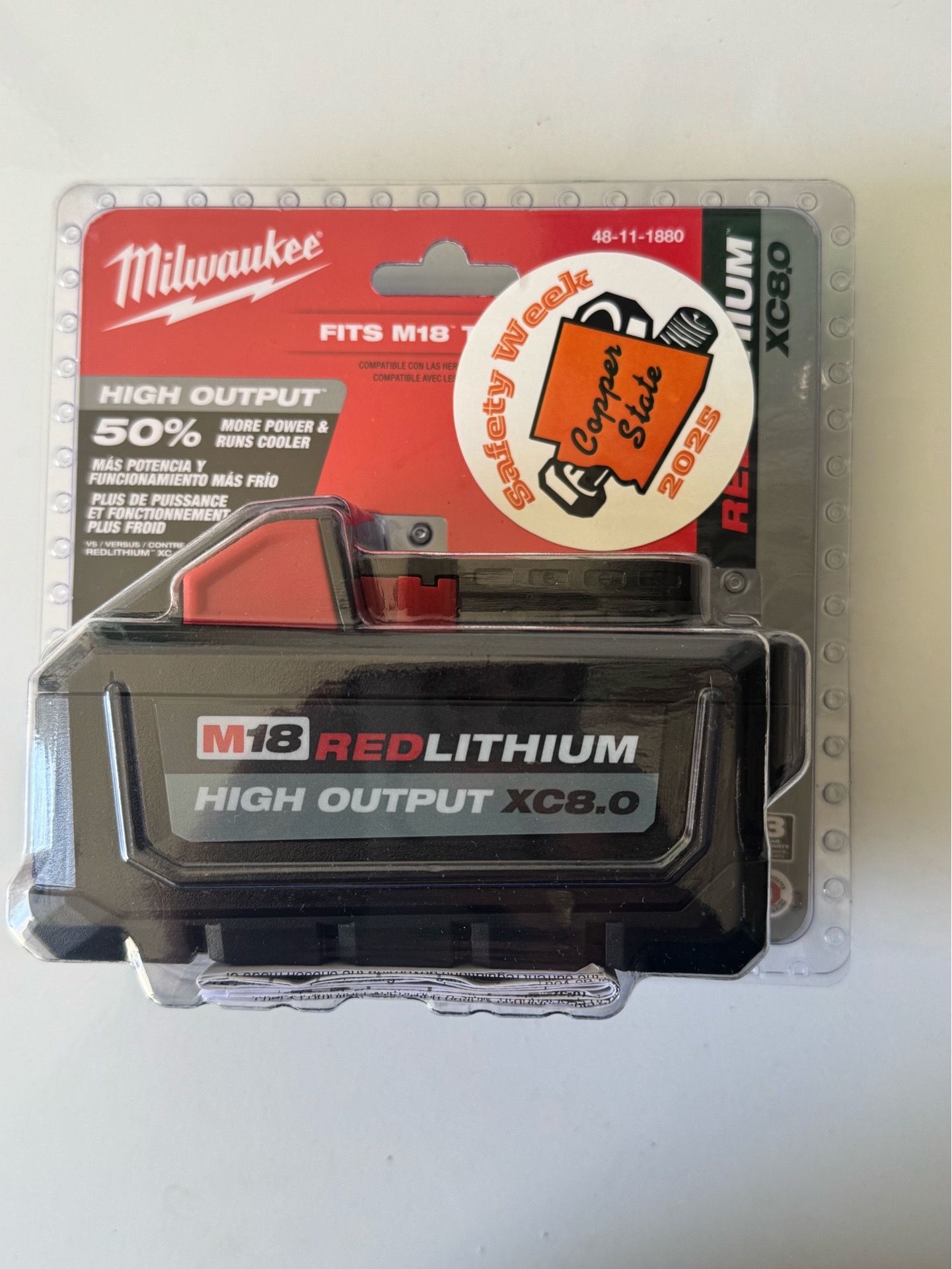 Milwaukee battery M18