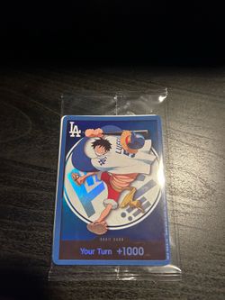One Piece Dodgers 2026 card