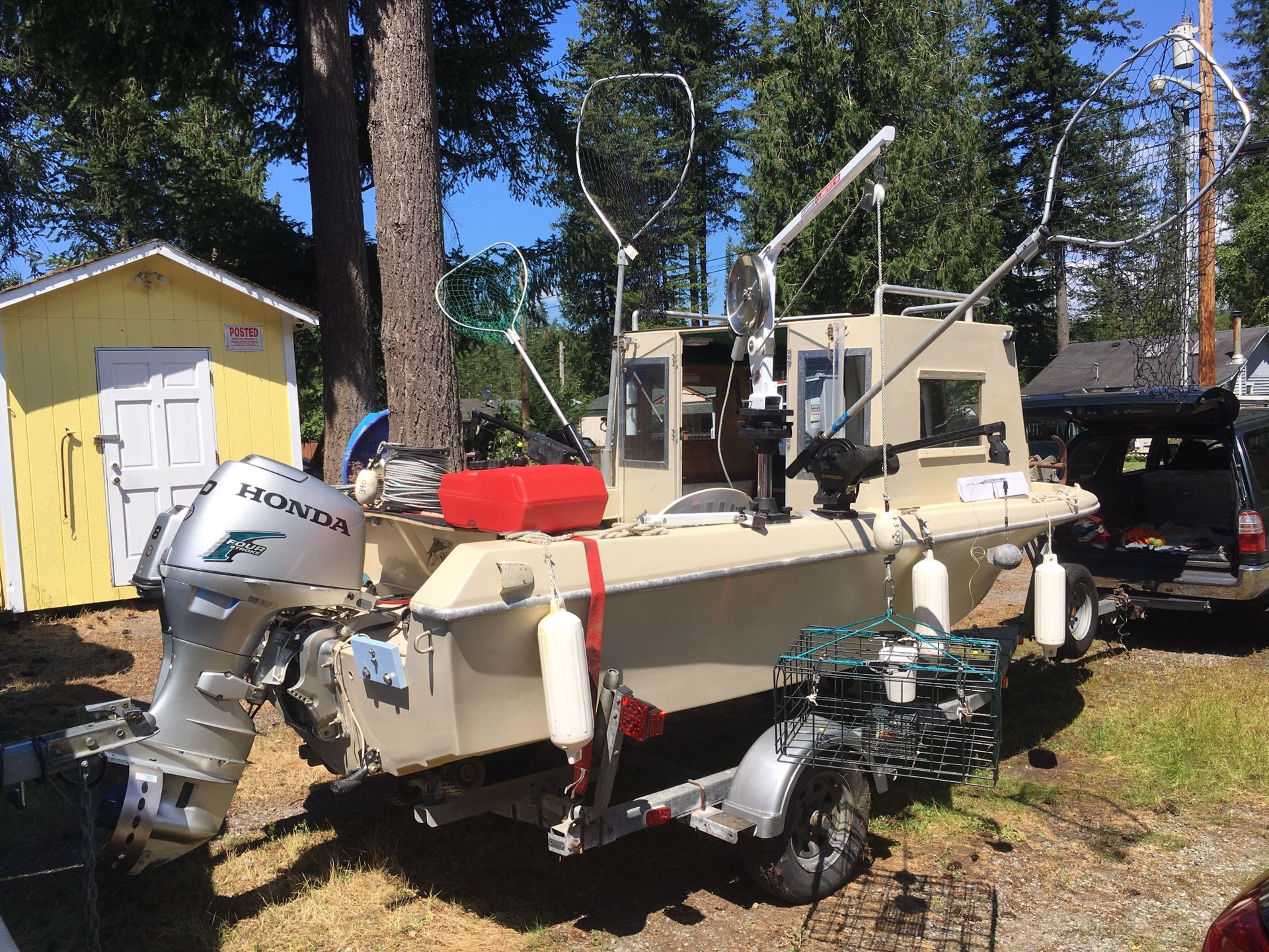 16 foot Pacific rim boat with Easy loader trailer