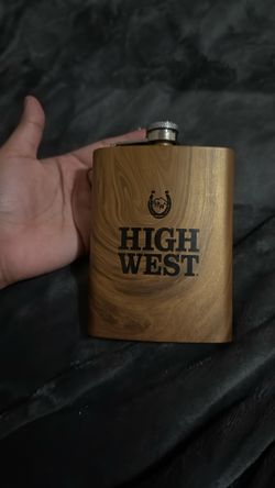 High West peck (stainless steel with wood design)