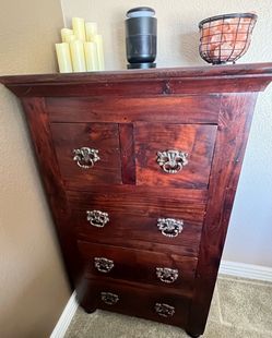 Solid Wood Imported Indian Dresser / Chest - Sheesham Wood (Indian Rosewood)