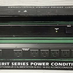 Furman M-8X2 Merit Series 8-Outlet Power Conditioner & Surge Protector