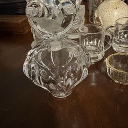 Milano Crystal Glass Perfume Bottle with Stopper