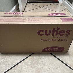 Size 6 Cuties Diapers