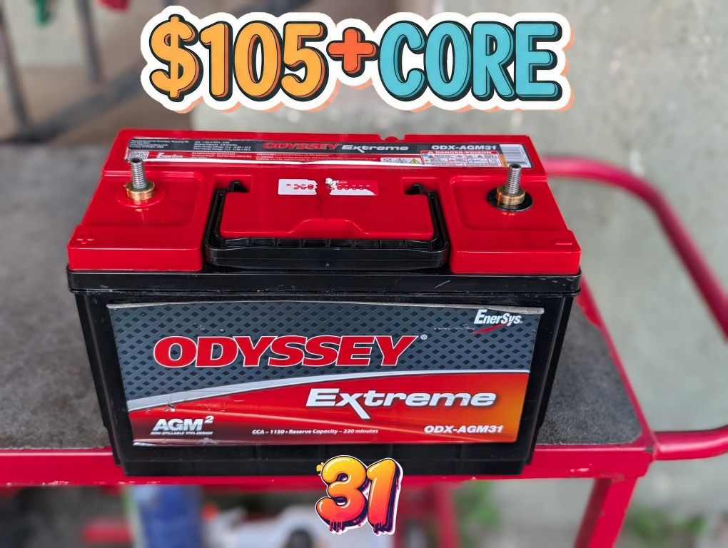 Odyssey Battery /  AGM / Group Size 31 / For Trucks 