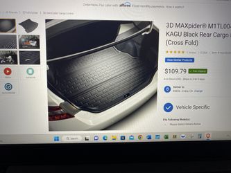 Tesla Model 3 2018-2021 Kagu Black Rear Cross Liner