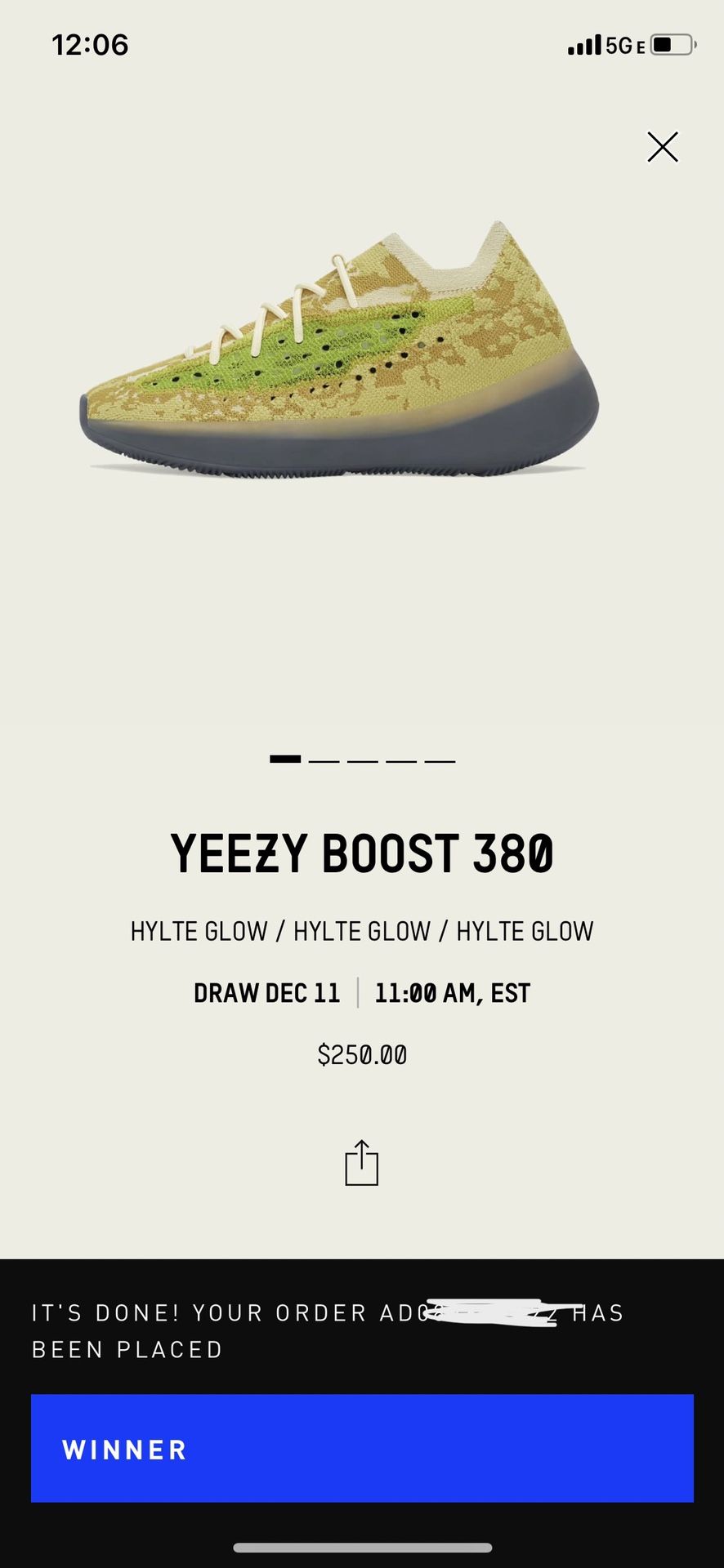Yeezy 380 Hylte Glow Sz 9 for Sale in Moonachie, NJ - OfferUp