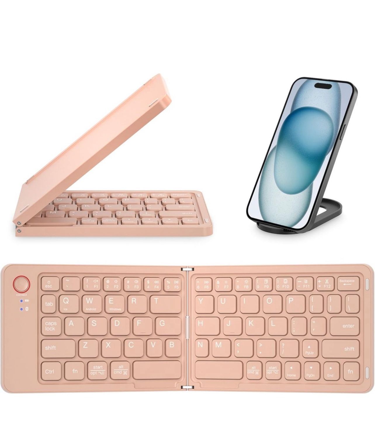 Foldable Portable Bluetooth Keyboard - Original Price $20