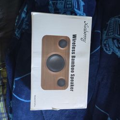 Wireless bamboo speaker