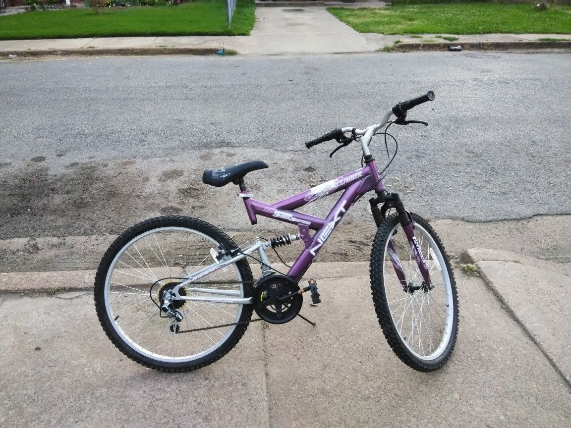 26 inch purple bike