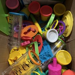 Box Of Play-Doh, and accessories