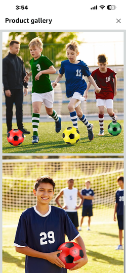 New 6 Pcs Soccer Ball Bulk with Pump Size 5/4/3 Soccer Ball for Indoor Outdoor Sport Practice Competition Sport Training Accessories for Youth Adults