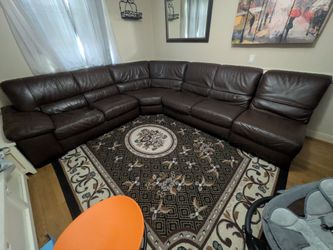 Leather sofas