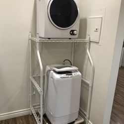 Portable Washer and dryer (with Organizer stand) - Easy To Use