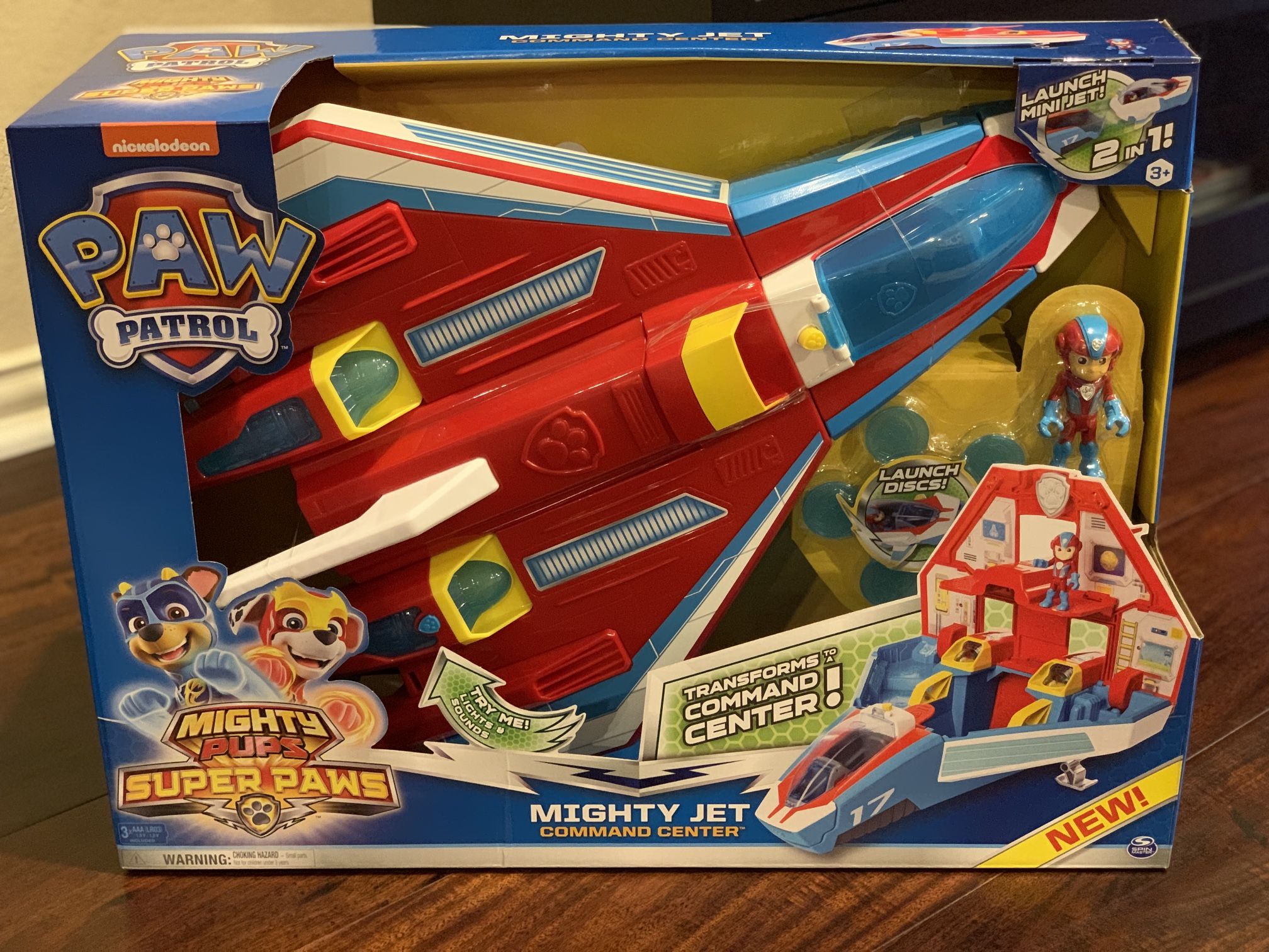 Toys! New Paw Patrol Command Jet. Nice Birthday Christmas Gift