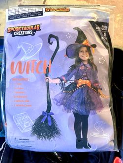 Witch girl costume 5-7