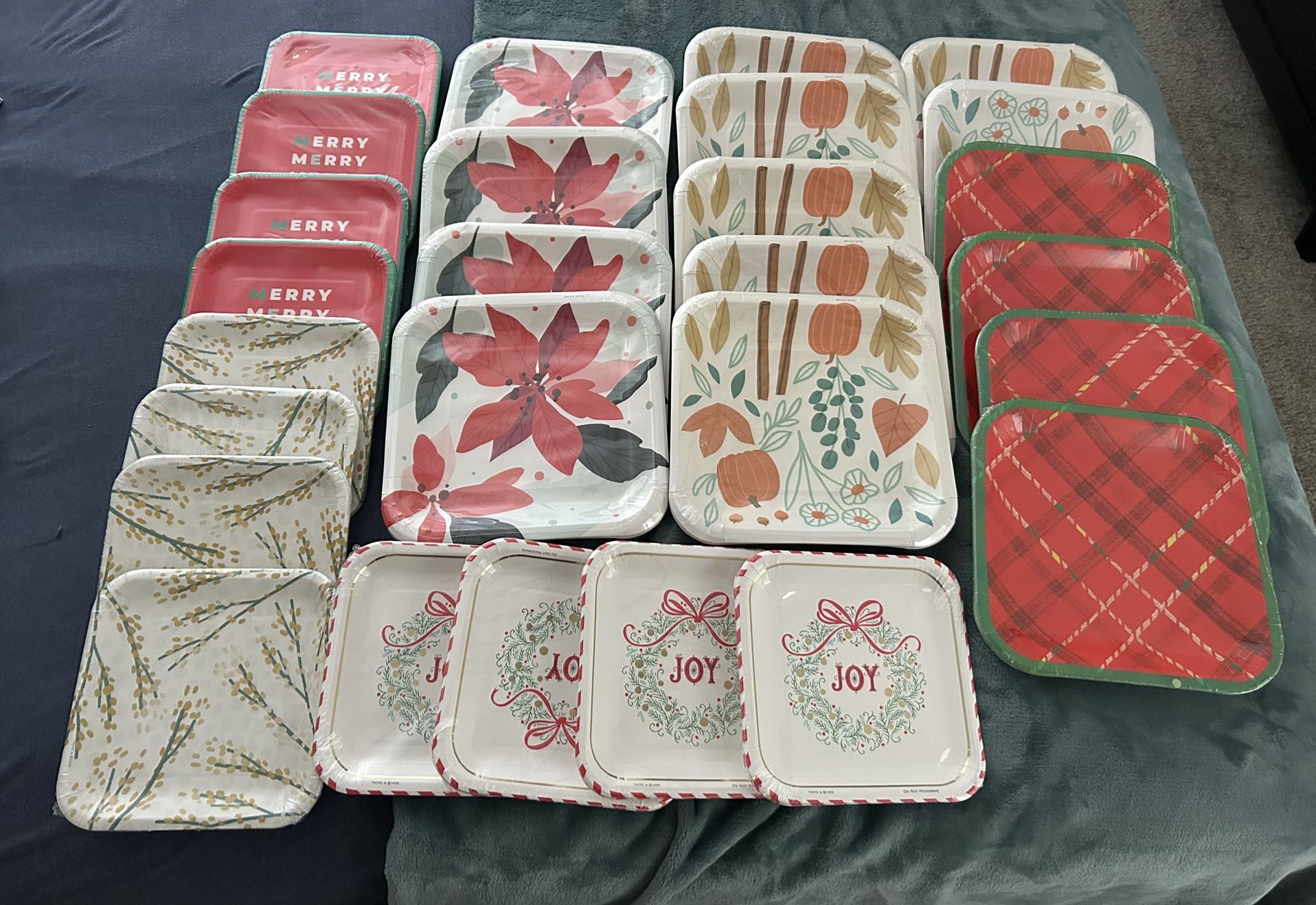 Nice Lot of Hallmark Holiday Paper Plates. $20 for the lot.