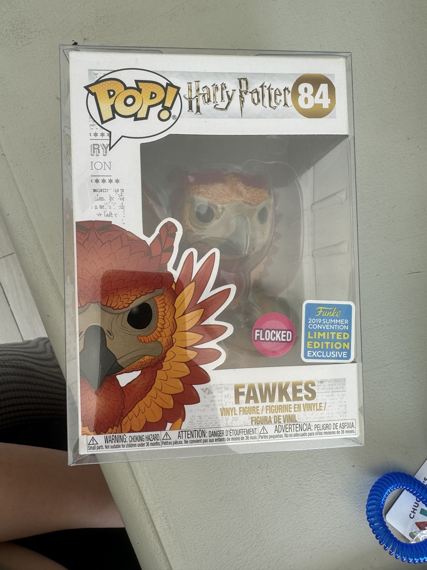 Flocked Fawkes Funko Pop! (Harry Potter)
