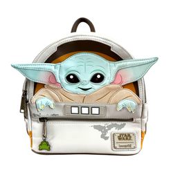 New Loungefly Star Wars Baby Yoda Double Strap Shoulder Bag/Purse